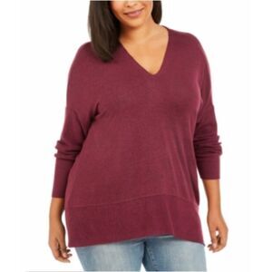 Style & Co Drop-Sleeve Marled Tunic women’s size 1X